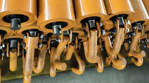 garland idler for belt conveyor